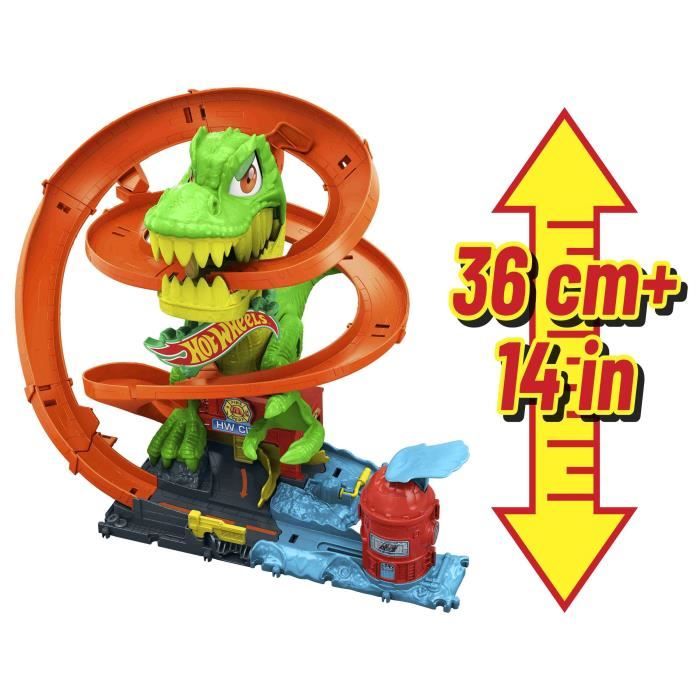 Hot Wheels T rex Bataille De Feu Mattel La Boite - vue 9