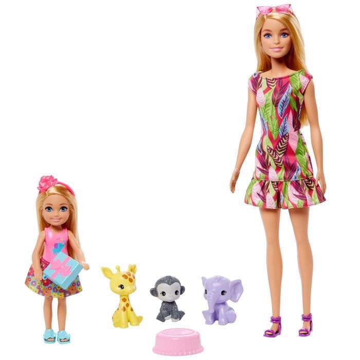 Barbie - barbie et sa licorne lumières magiques - poupée mannequin - 3 ans  et + multicolore Barbie
