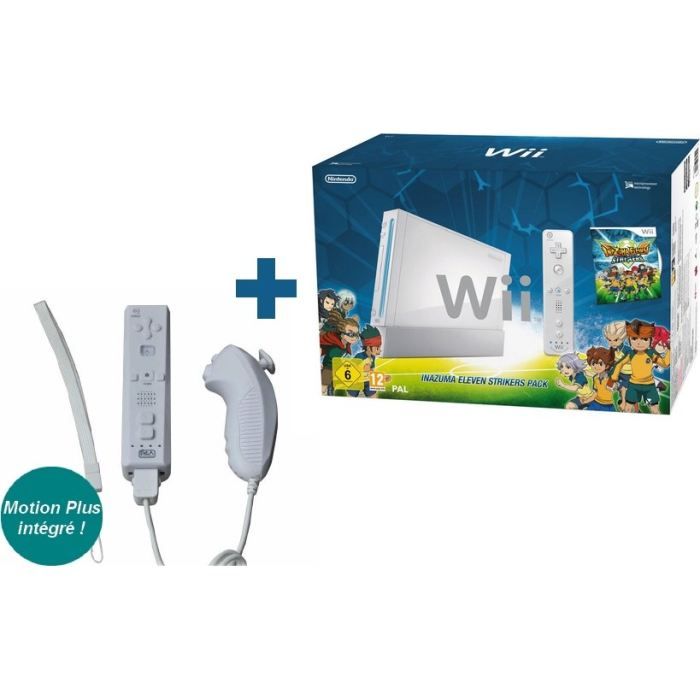 Nintendo Inazuma Eleven Strikers Pack Blanc+ Control Pack