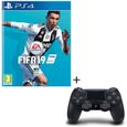 Pack FIFA 19 Jeu PS4 + Manette DualShock 4 Noire-0