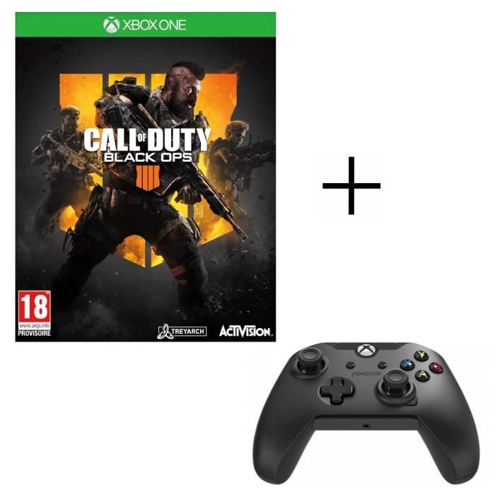 Call of Duty Black OPS 4 Jeu Xbox One + Manette PDP ... Call of Duty Black OPS 4 Jeu Xbox One + Manette PDP ... -