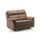 CANAPÉ - SOFA - DIVAN FARGO Canapé 2 places Fixe - Tissu Marron - L 138 CANAPÉ - SOFA - DIVAN FARGO Canapé 2 places Fixe - Tissu Marron - L 138