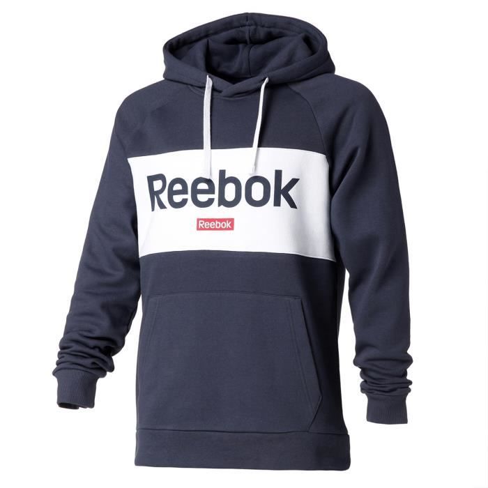 sweat a capuche reebok homme