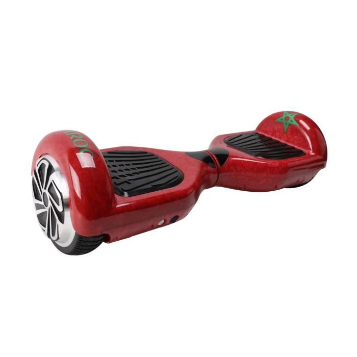 TAAGWAY Hoverboard 6 5 Maroc Rouge Cdiscount Auto