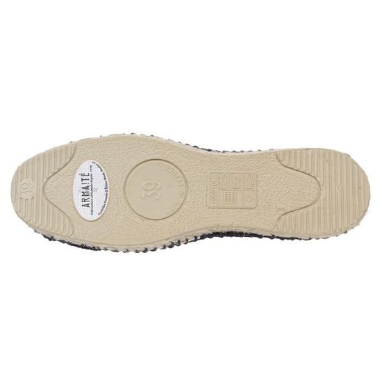 ARMAITE Espadrilles Mixte Bleu marine et blanc Cdiscount Sport