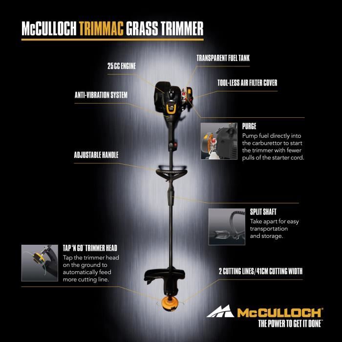 Mcculloch top trimmac 240