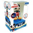Réveil digital avec veilleuse lumineuse Mickey en 3D et effets sonores-2