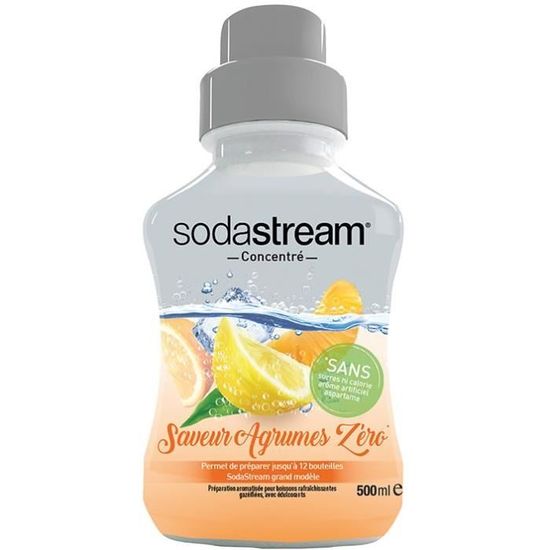 Concentré Sodastream Zéro - Agrumes - 500 ml