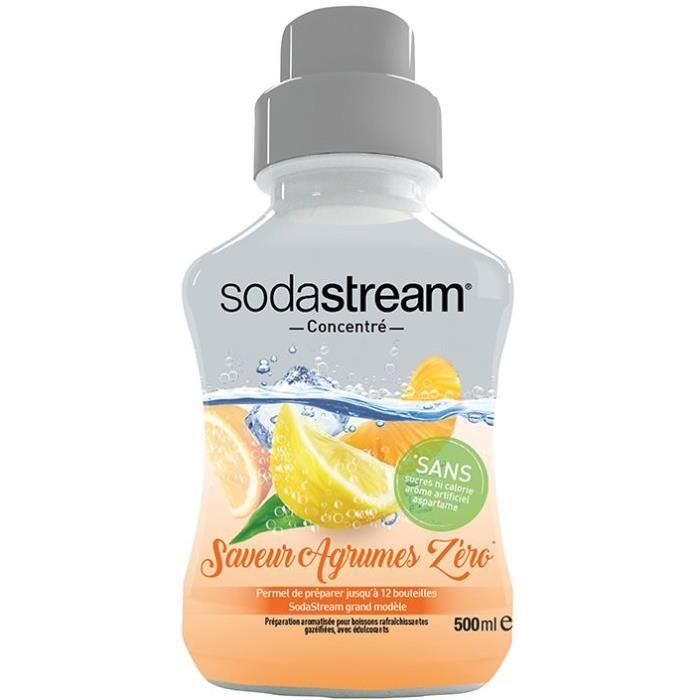 Arôme de 7up Zéro Sucre pour SodaStream 440 ml, faites 9 litres 