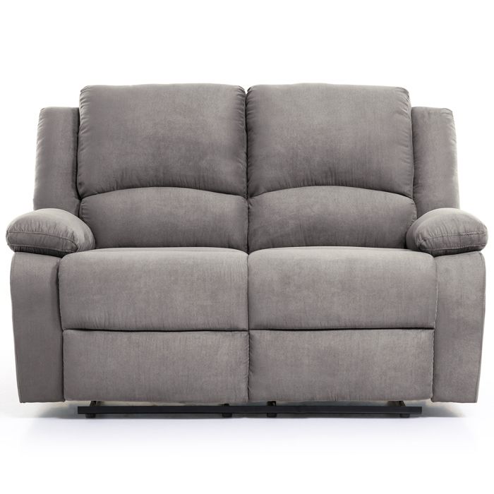 Canapé à 2 places Crème 120 cm Tissu tout neuf Zhuoshop - Maison
