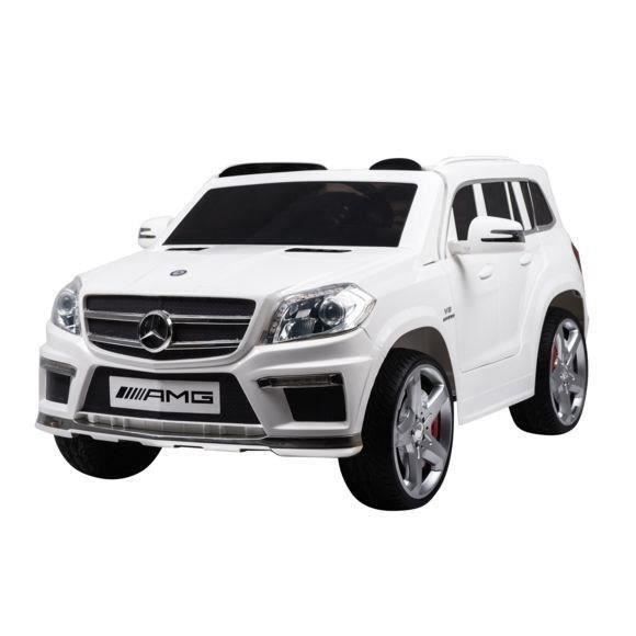 Bikespa Voiture Electrique Enfant Mercedes Gl63 Blanc Batterie 12v Cdiscount Jeux Jouets