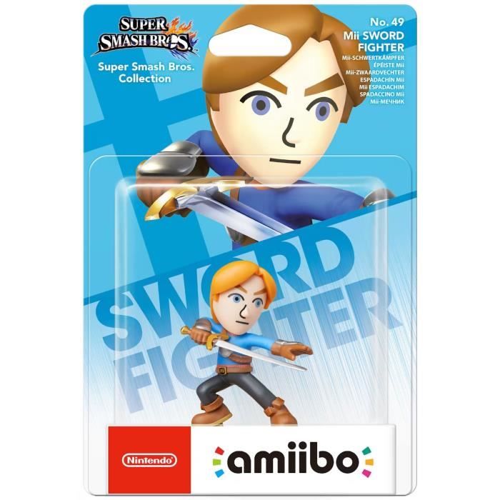 Amiibo Super Smash Bros N°49 Epéiste Mii - vue 2