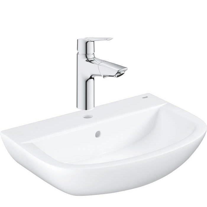 Lavabo suspendu et autoportant BAU ceramic GROHE Largeur 60 cm Profondeur 44 cm - vue 2