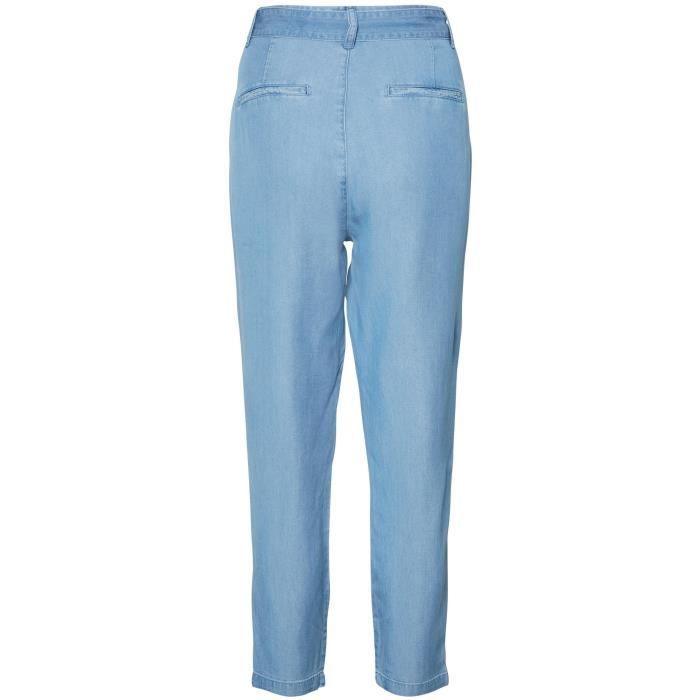 Pantalon bleu ciel femme hot sale
