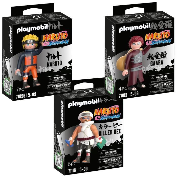 PLAYMOBIL - Naruto Shippuden Equipe Démon à queue