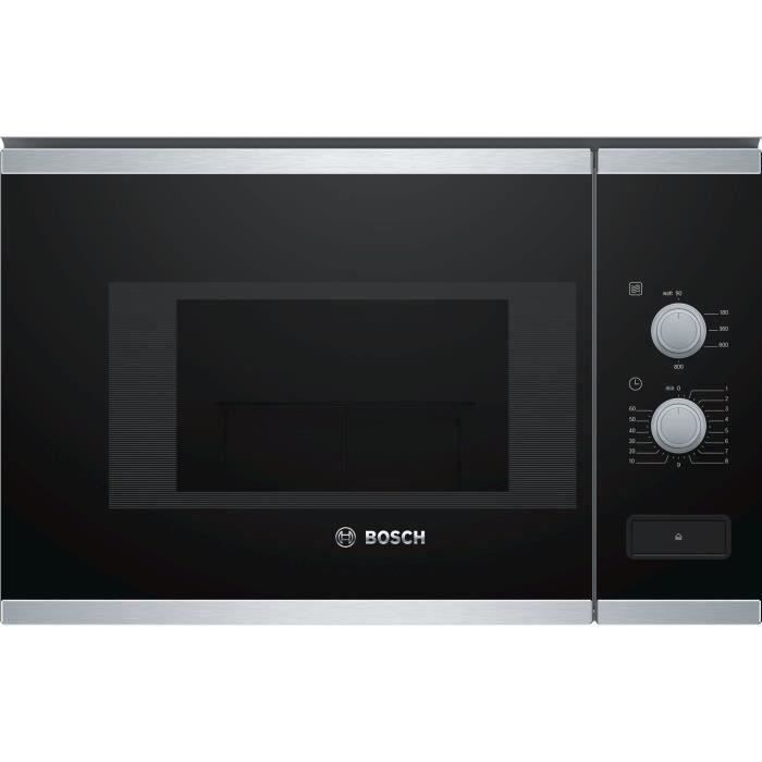 Micro-ondes Pose libre BOSCH BFL520MS0 - Monofonction - Inox - 20 L - 800 W