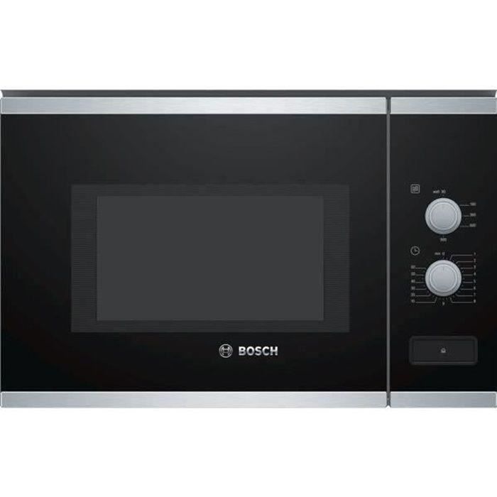 BOSCH BFL550MS0 - Micro-ondes monofonction encastrable inox - 25 L - 900 W