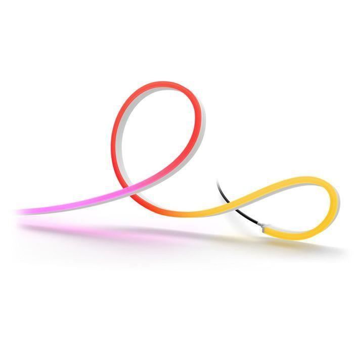 Ruban LED - PHILIPS HUE - Neon extérieur - 10 mètres - 1100 lm - Ambiance - Aujustable - Résistant - Base tension