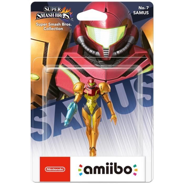 Figurine Amiibo Super Smash Bros Samus Nintendo La Figurine