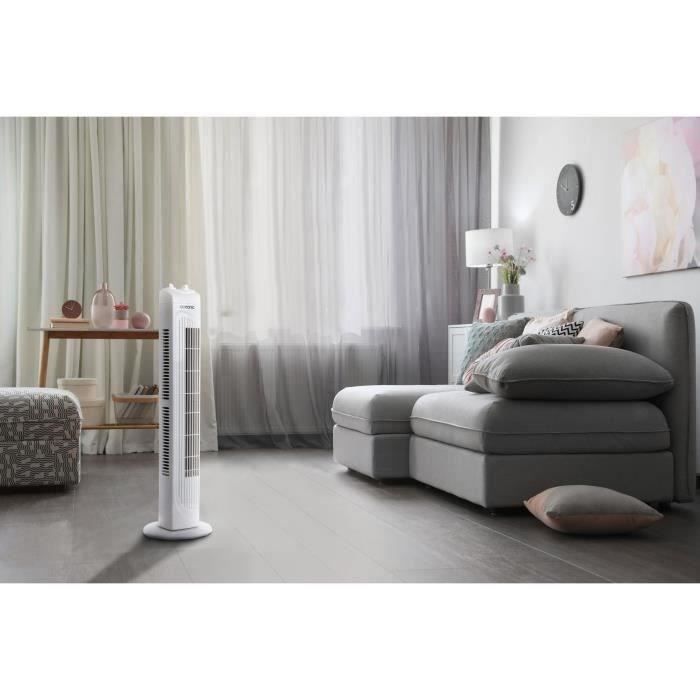 Philips Ventilateur Série 5000, Tour Oscillante 105 cm, Télécommande, Minuterie, 3 Vitesses et Philips Ventilateur Série 5000, Tour Oscillante 105 cm, Télécommande, Minuterie, 3 Vitesses et