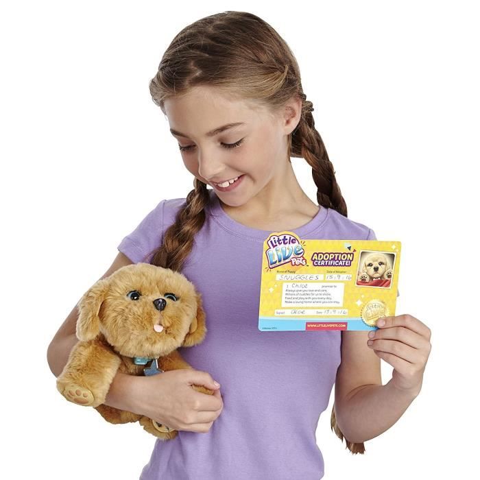 Peluche snuggle puppy hotsell little live pets