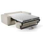 BRAND Canapé convertible express en velours côtelé - matelas 14cm - PAOLA - 210 x 100 x 87 cm