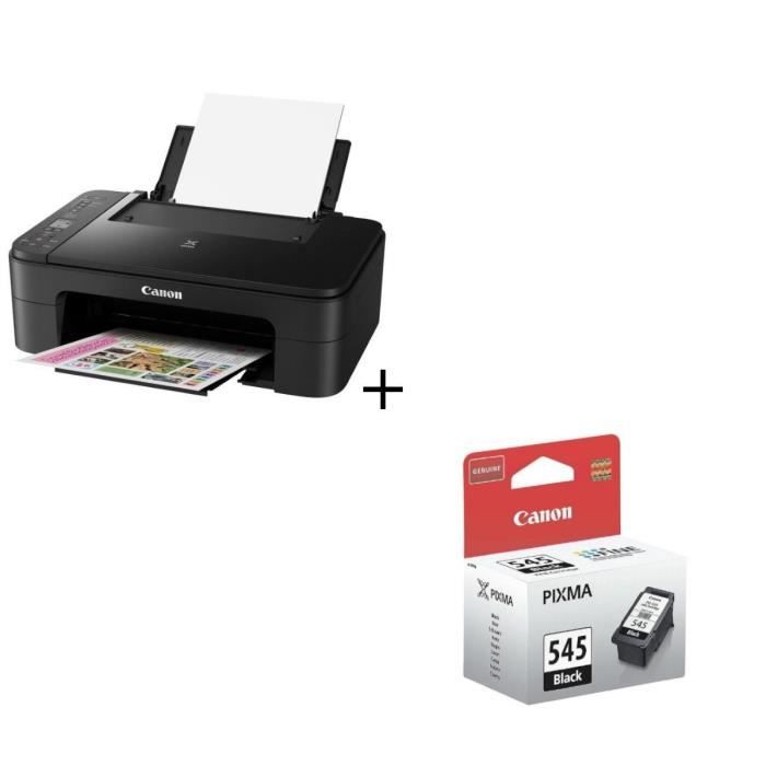 CANON PIXMA TS 3150 Noire + Cartouche Canon PG 545 Noir - Cdiscount  Informatique