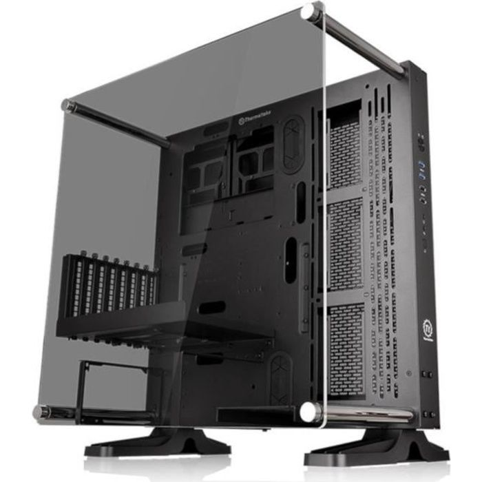 THERMALTAKE BOITIER PC Core P3 TG – Noir – Verre trempé – Format ATX (CA-1G4-00M1WN-06)