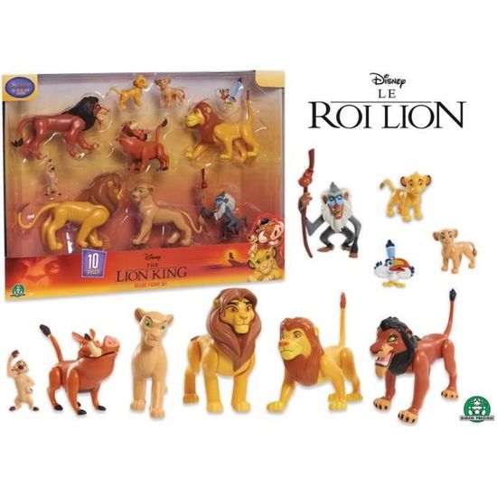 Coffret 10 Figurines 8 cm - Le Roi Lion Giochi : King Jouet, Figurines  Giochi - Jeux d'imitation & Mondes imaginaires