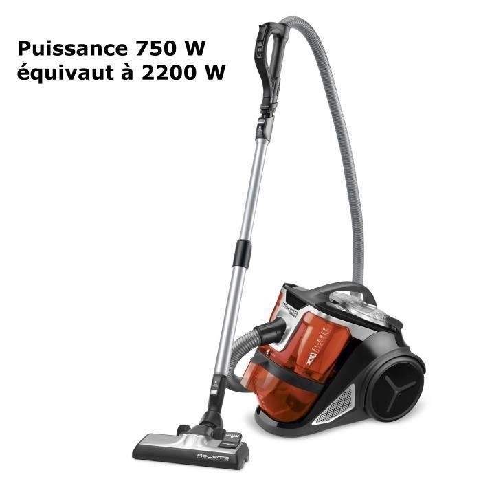 Destockage ROWENTA RO8213EA FORCE EXTREME CYCLONIC Aspirateur traîneau sans  sac - 750W - 68 dB - A - Rouge - aspirateur traineau au meilleur prix -  Cdiscount