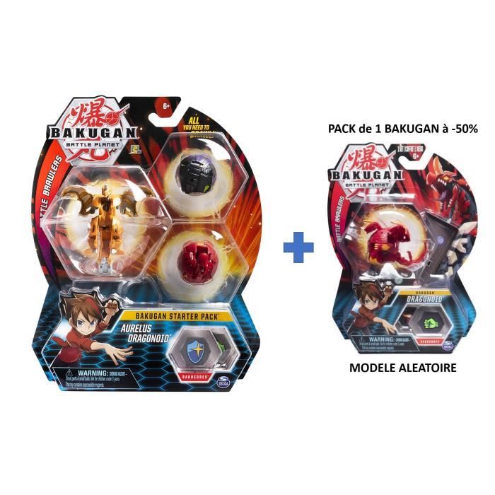 bakugan starter pack aurelus dragonoid