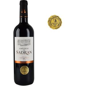 VIN ROUGE Château de Sadran 2016 Cadillac - Vin rouge de Bor