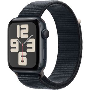MONTRE CONNECTÉE Apple Watch SE GPS - 44mm - Boîtier Midnight Aluminium - Bracelet Midnight Sport Loop
