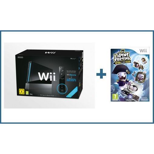 Wii SPORTS RESORT + LAPINS CRETINS RETOUR PASSE Reconditionné -  reconditionné disponible sur Cdiscount Seconde Vie
