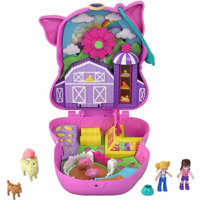 Polly Pocket Coffret Ferme De Cochonnet Cdiscount Jeux Jouets