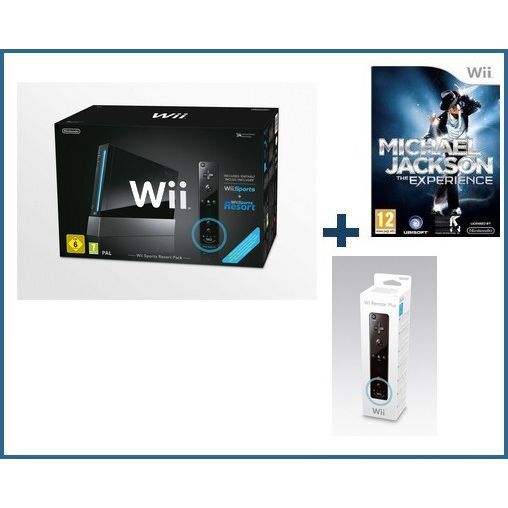Pack Wii noire+MICHAEL JACKSON+Wiimote Plus Reconditionné -  reconditionné disponible sur Cdiscount Seconde Vie