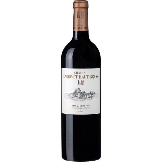 Château Larrivet-Haut-Brion 2018 Péssac-Léognan - Vin rouge de Bordeaux