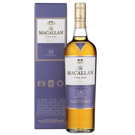 The Macallan Fine Oak 18 ans Achat / Vente The Macallan Fine Oak 18 ans Cdiscount