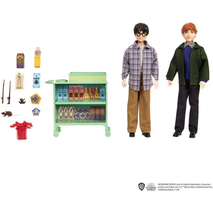 Figurines Mattel Harry Potter Et Ron à Bord Du Poudlard Express - Scellées, Neuves
