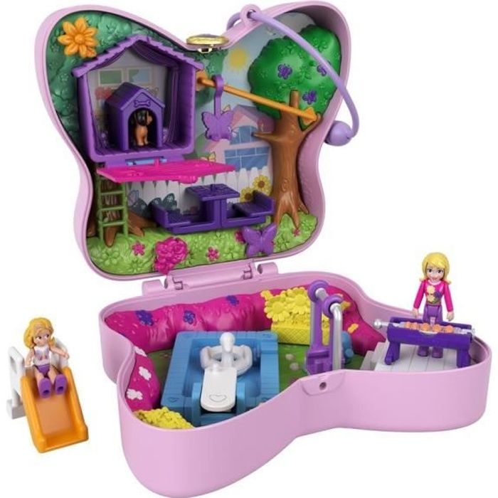 Coffret Le Jardin Papillon POLLY POCKET Mini poup e 13