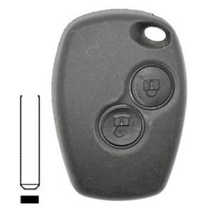 BOITIER - COQUE DE CLÉ Coque de clé compatible Renault 2 boutons