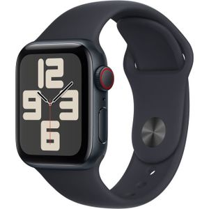 MONTRE CONNECTÉE Apple Watch SE GPS + Cellular - 40mm - Boîtier Midnight Aluminium - Bracelet Midnight Sport Band - M/L