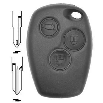 Coque de clé compatible Renault 3 boutons