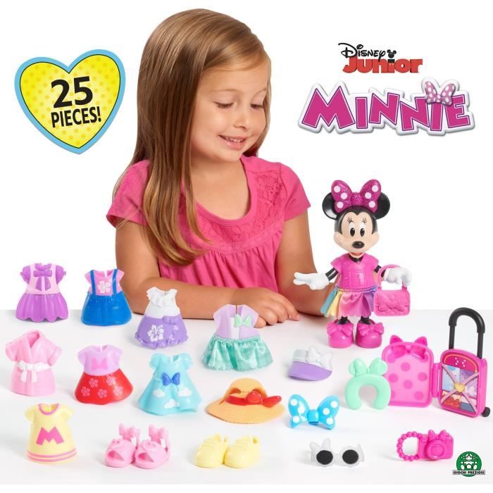 Coffret Fashion Minnie - GIOCHI PREZIOSI - 25 pièces - Figurine articulée  15 cm - Pour enfants dès 3 ans - Cdiscount Jeux - Jouets