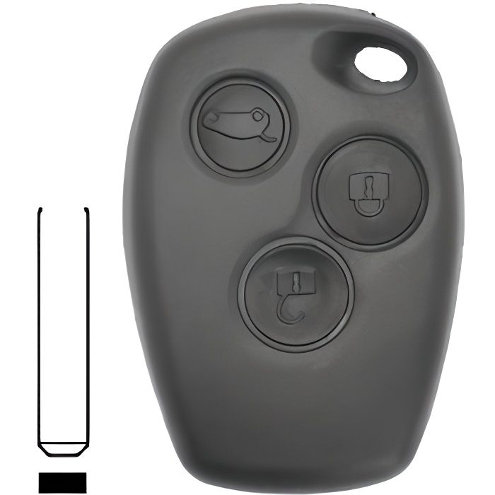Coque de clé compatible Renault 3 boutons