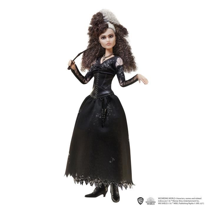 Poupée Bellatrix Lestrange 25cm - Harry Potter - Figurine articulée avec  baguette magique - Cdiscount Jeux - Jouets