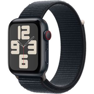 MONTRE CONNECTÉE Apple Watch SE GPS + Cellular - 44mm - Boîtier Midnight Aluminium - Bracelet Midnight Sport Loop