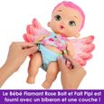 Poupée FLAMANT BOIT & PIPI ROSE - MY GARDEN BABY - HPD12 avec accessoires-3