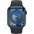 Apple Watch Series 9 GPS - 41mm - Boîtier Midnight Aluminium - Bracelet Midnight Sport Band - S/M-1
