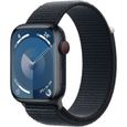 Apple Watch Series 9 GPS - 45mm - Boîtier Midnight Aluminium - Bracelet Midnight Sport Loop-0